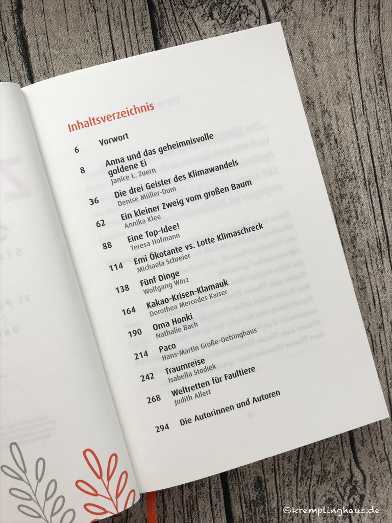 Inhaltsverzeichnis Buch Zukunftschreiben statt Schwarzmalen