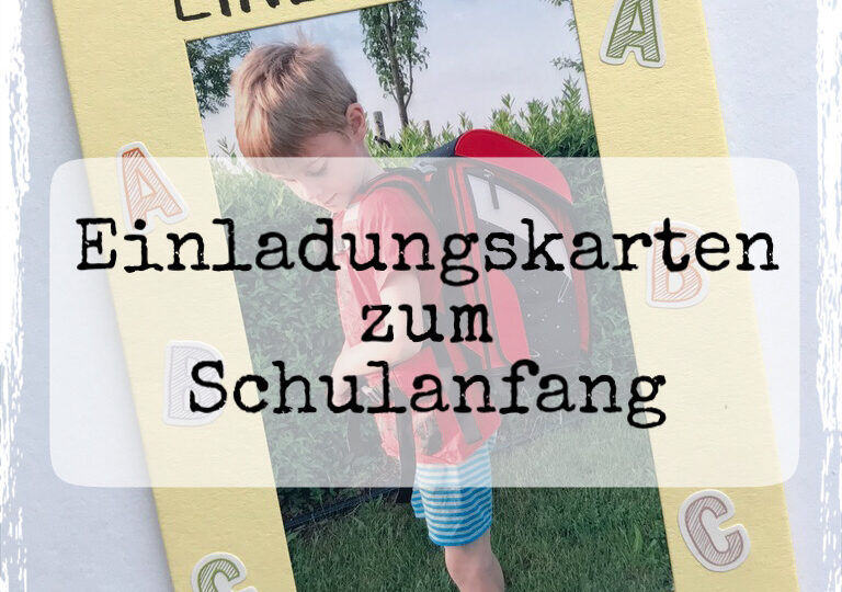 Einladungskarten zum Schulanfang