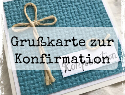 Grußkarte zur Konfirmation Cover