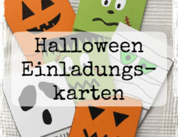 Halloween Einladungskarten