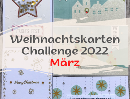 Weihnachtskarten Challenge 2022 März
