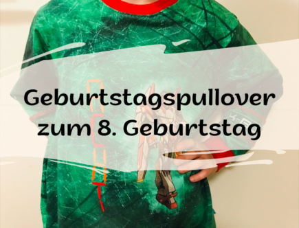 Geburtstagspullover zum 8. Geburtstag Cover