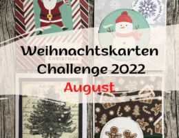 Weihnachtskarten Challenge 2022 August