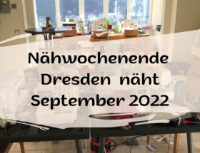 Cover Nähwochenende Dresden näht September 2022