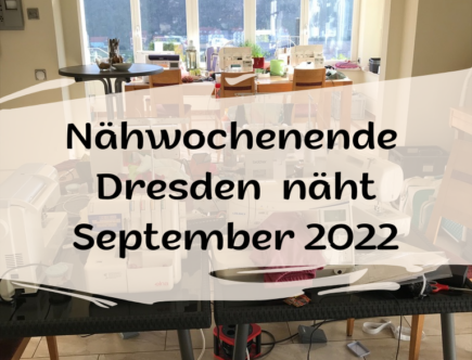 Cover Nähwochenende Dresden näht September 2022