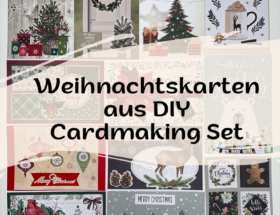Weihnachtskarten aus DIY Cardmaking Set Cover