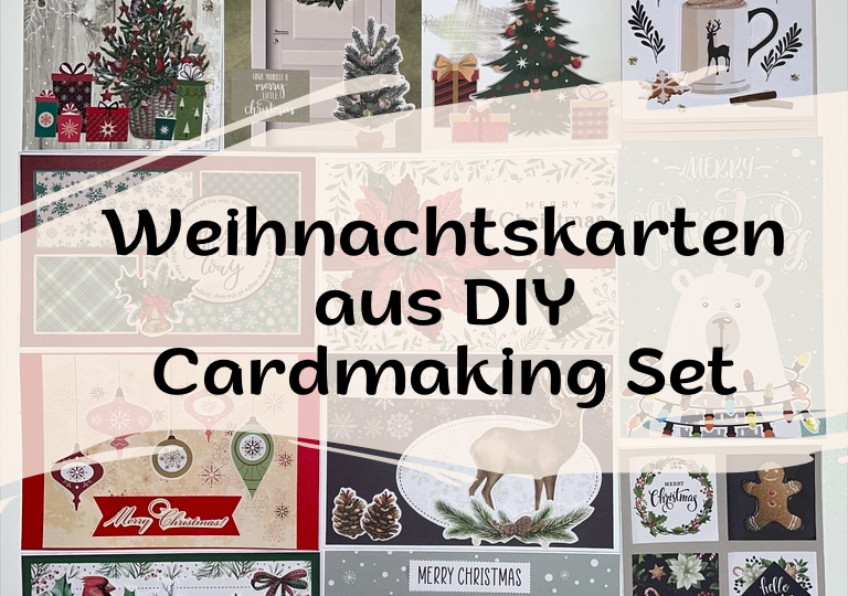 Weihnachtskarten aus DIY Cardmaking Set Cover