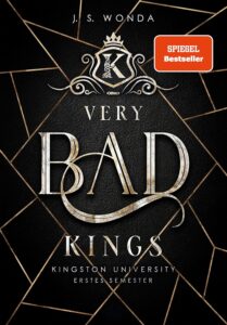 schwarzes Buchcover Very Bad Kings