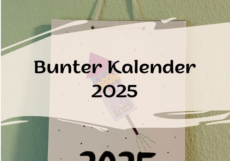 Bunter Kalender 2025 Cover