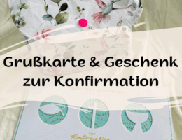 Blogpostcover Grußkarte und Geschenk zur Konfirmation