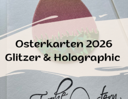 Blogpost Cover Osterkarten 2026 Glitzer und Holographic